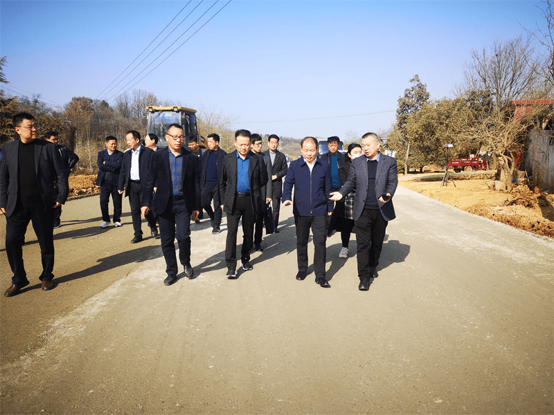 平橋區(qū)領(lǐng)導蒞臨郝堂項目工地檢查指導工作