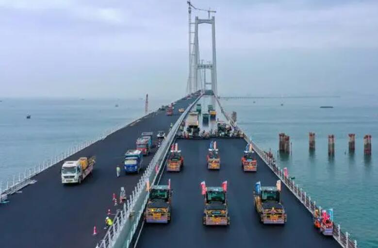 世界最大規(guī)模！深中通道鋼橋面全部完成鋪裝